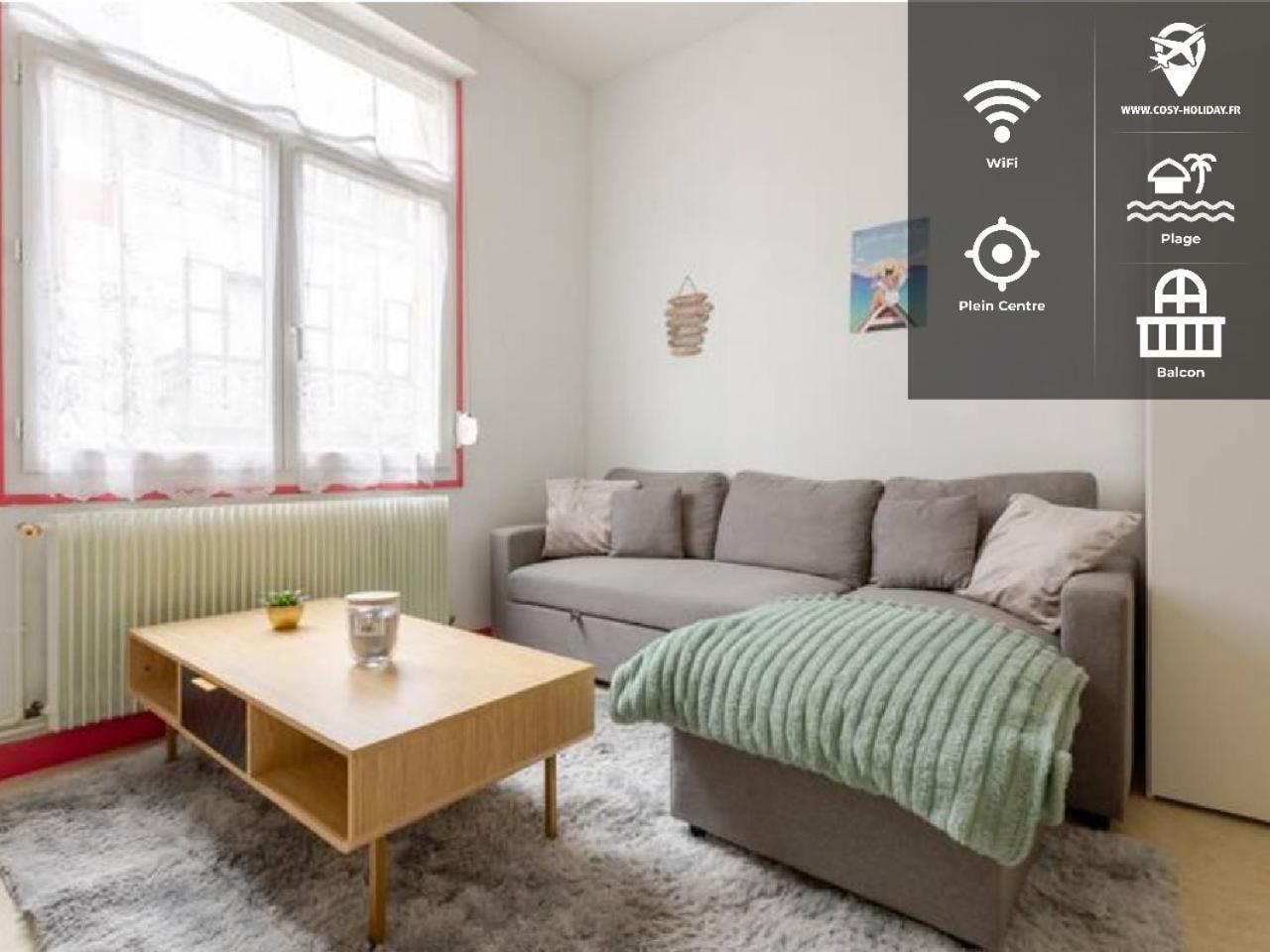 ++++ Central Charmant 70M2 Avec Balcon, Mer A 200 M Et Rue Pietonne A 300 M ++++ Berck Eksteriør bilde